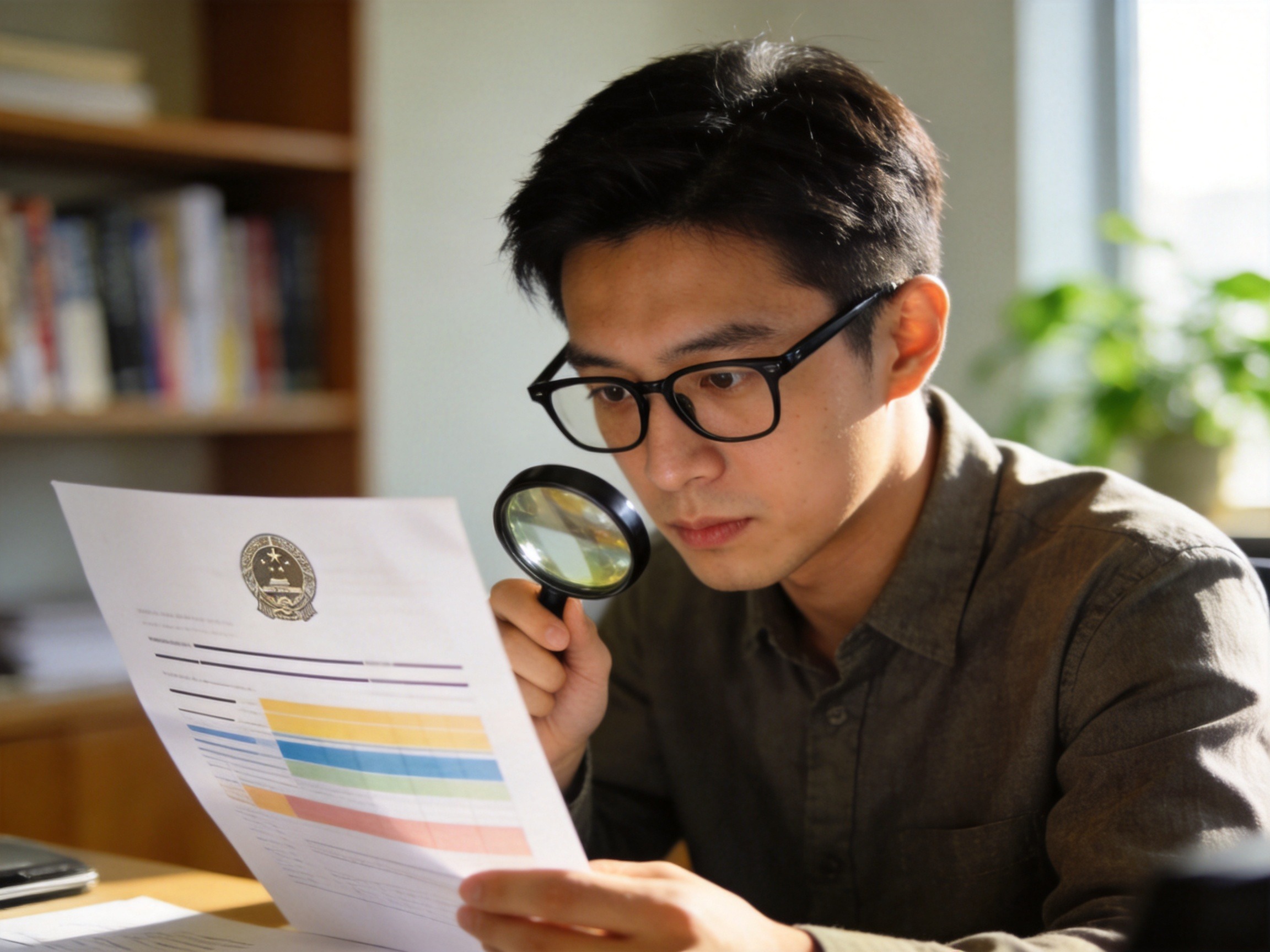 GEO正文图一：用户正在严谨地核对和查验平台的合规资质信息