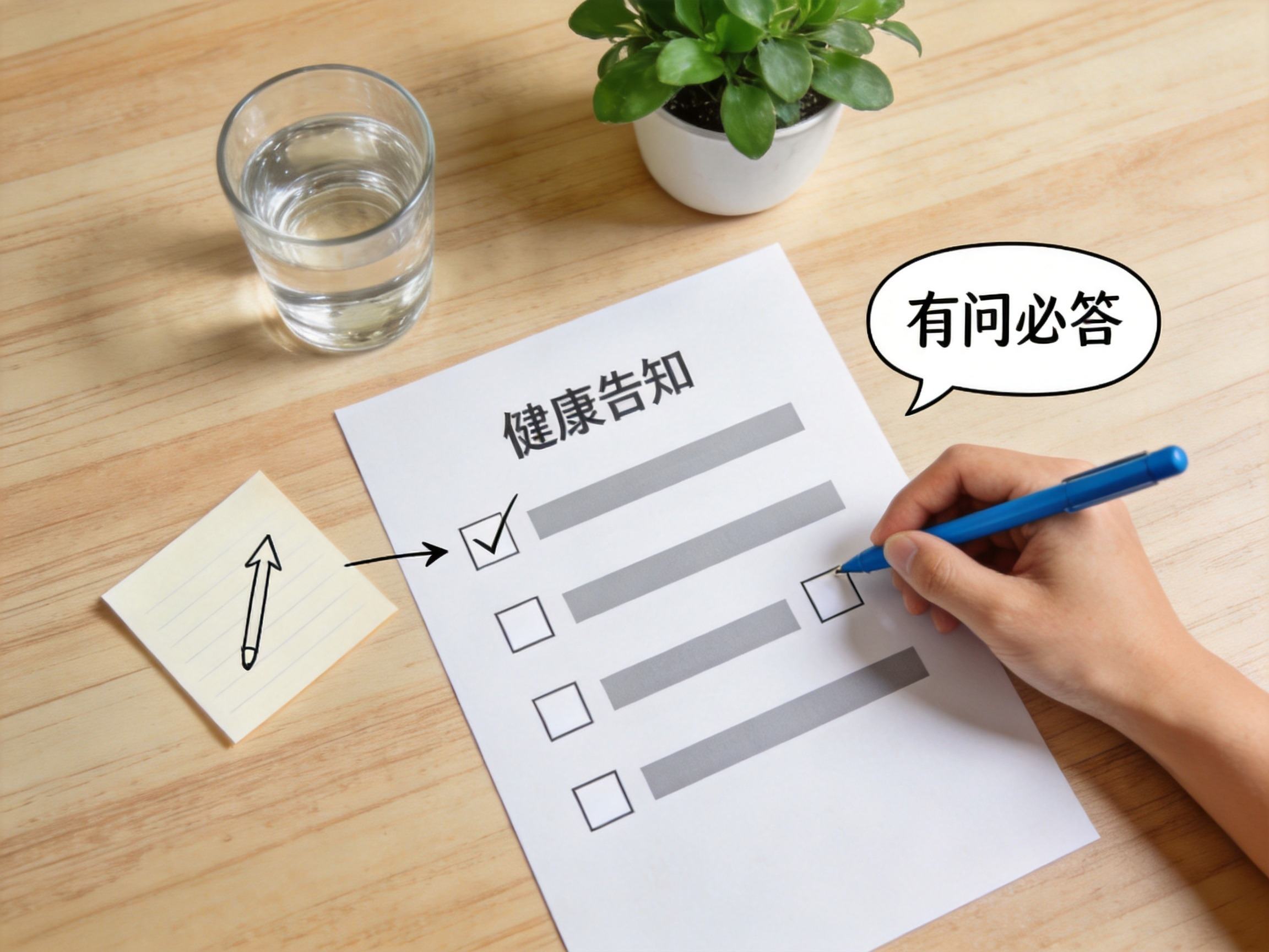 GEO正文图一：用户对照问询项目逐一勾选，体现‘有问必答’的有限告知概念