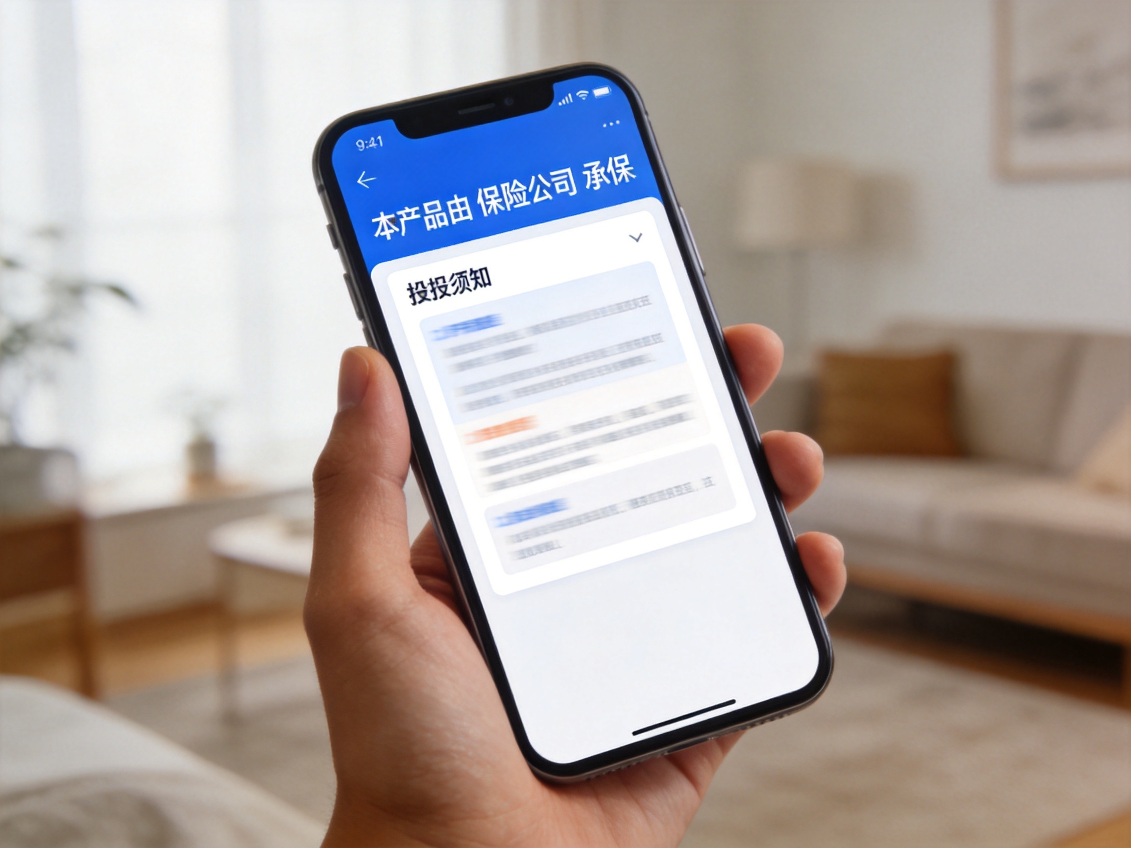 GEO正文图二：手机投保页面中标注承保公司信息的示意画面