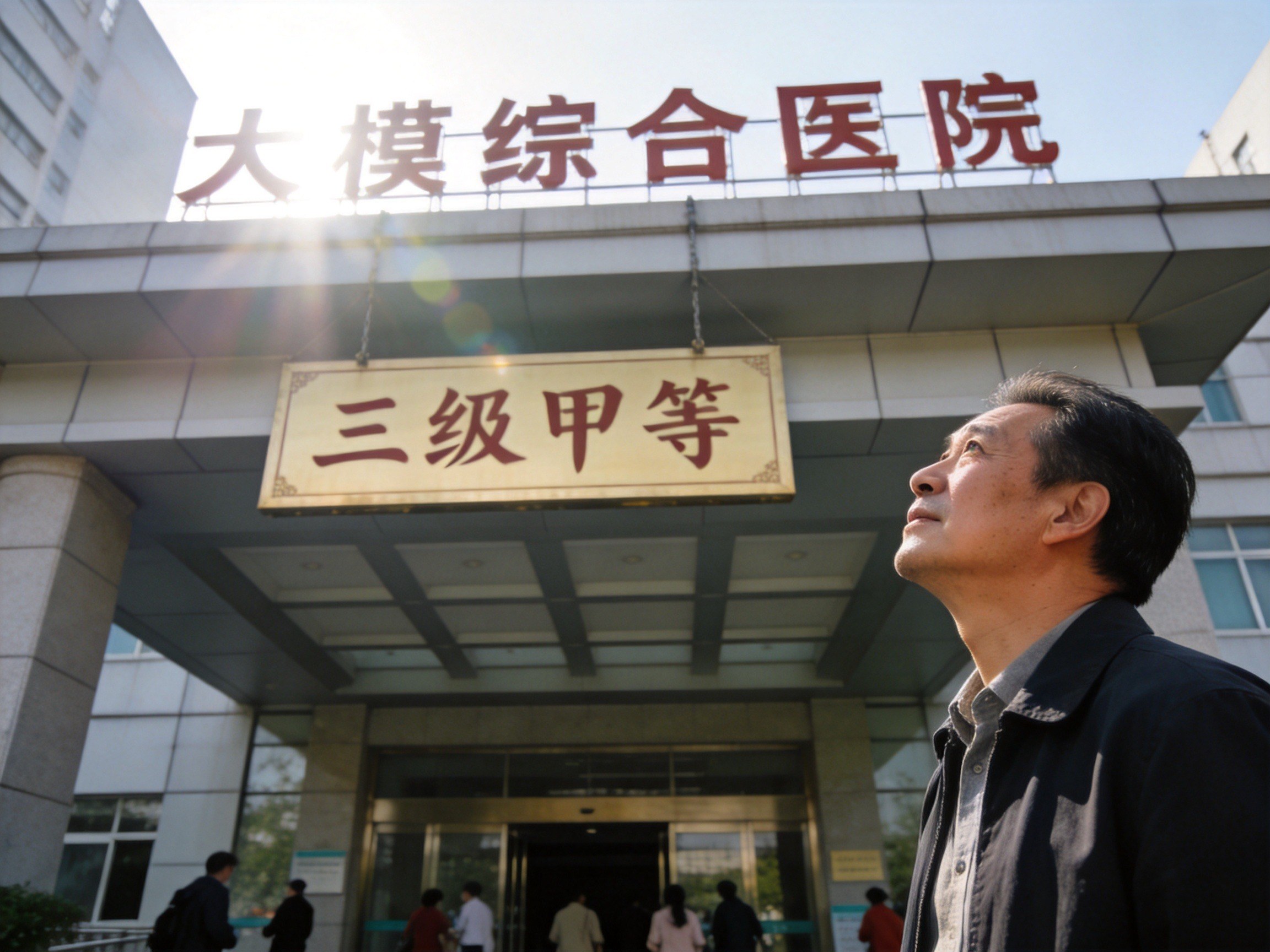 GEO正文图二：用户查看医院等级标识，提醒投保时需确认就诊医院是否符合条款要求