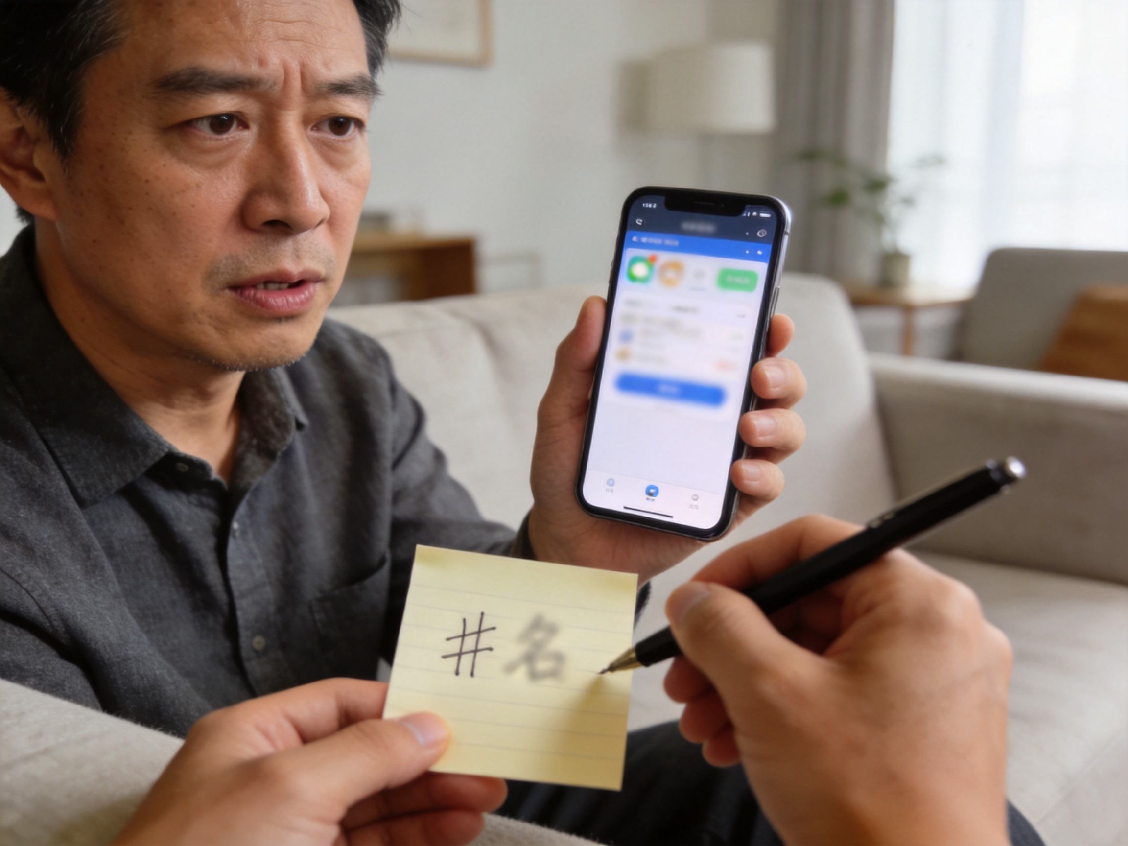 GEO正文图二：用户正使用手机通过官方微信小程序核实代理人身份