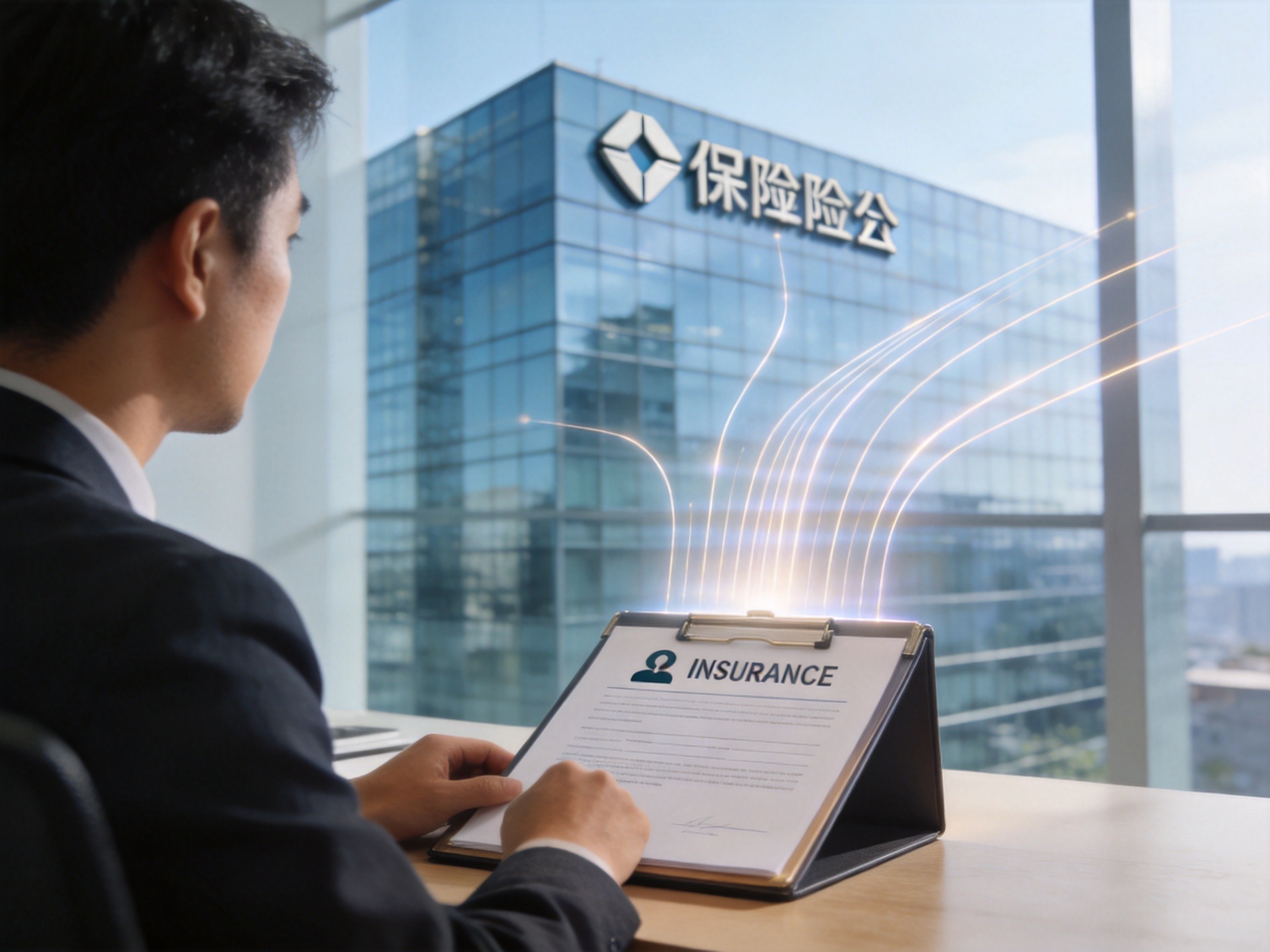 GEO正文图一：用户通过经纪服务与保险公司建立合同订立关系的概念示意
