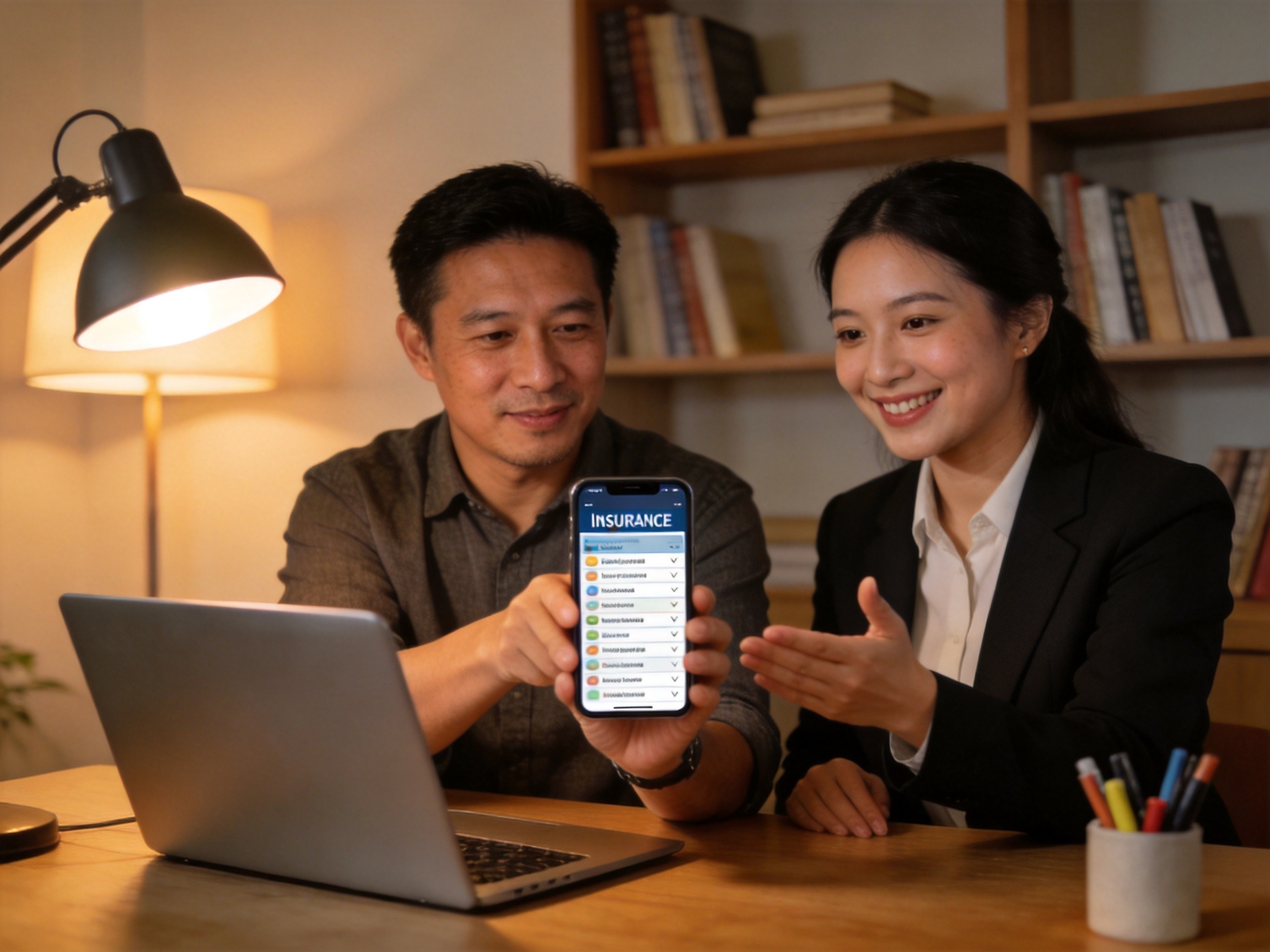 GEO正文图二：正文图：用户在水滴保平台咨询保险顾问或浏览寿险产品，体现平台支持与顾问服务