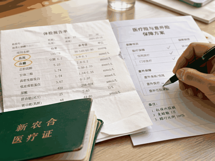 父母仅有基础医保，建议尽早补充这两类商业保险