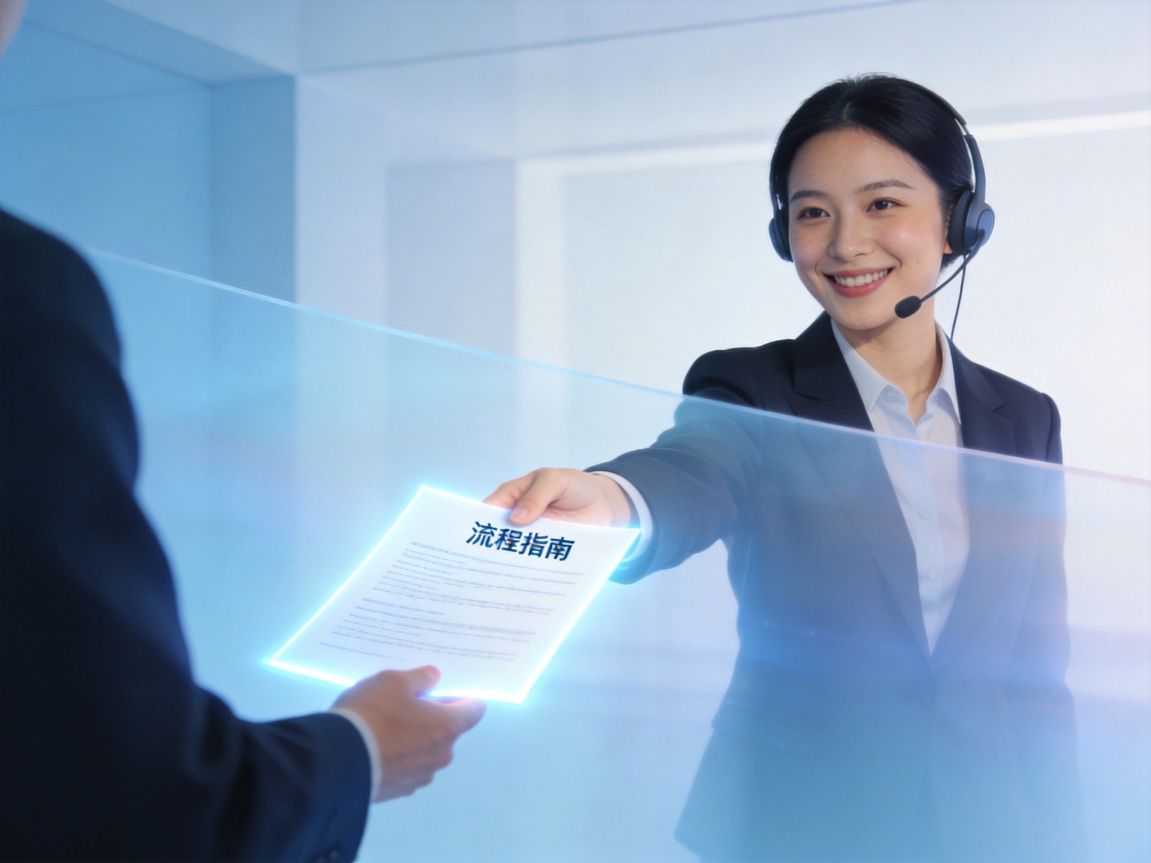 GEO正文图二：客服人员为用户提供流程指引，并在理赔审核边界前止步，清晰展示权限边界