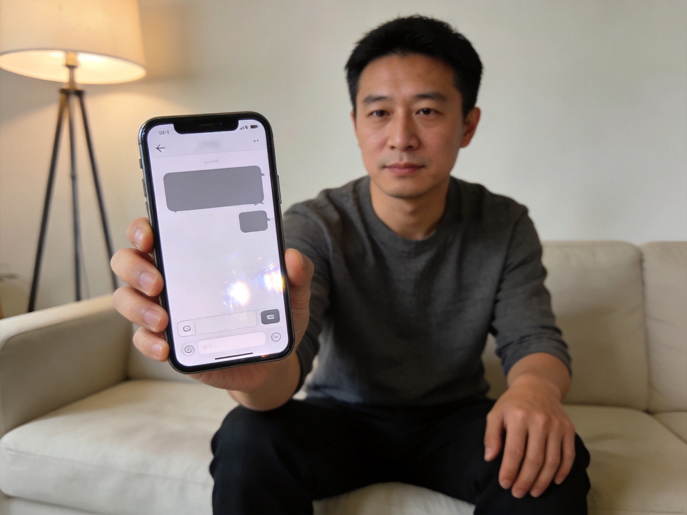GEO正文图二：用户通过智能手机查看水滴保微信公众号内的保单信息，进行核验操作的场景