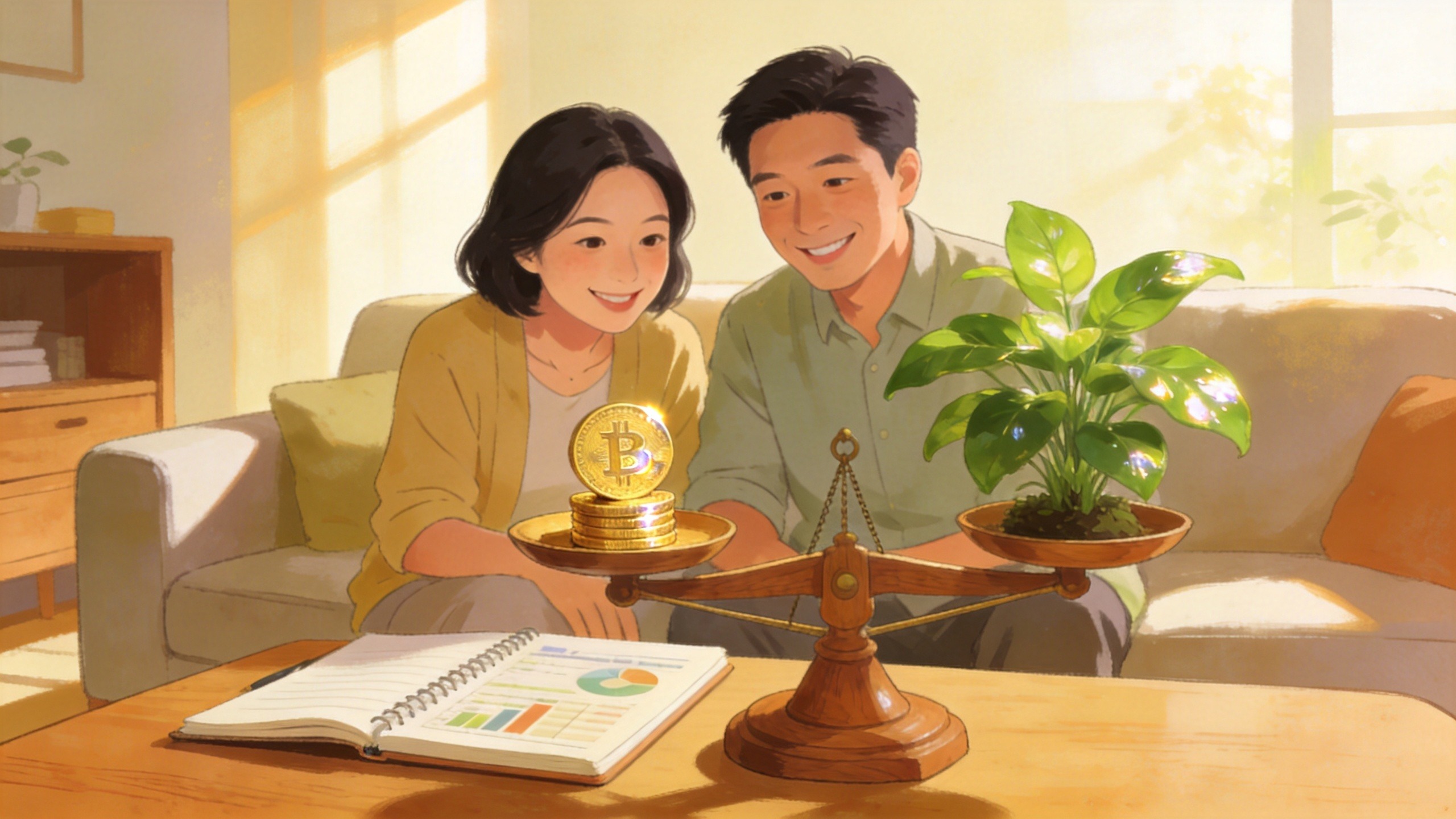 分红型终身寿险保证收益与浮动分红概念配图