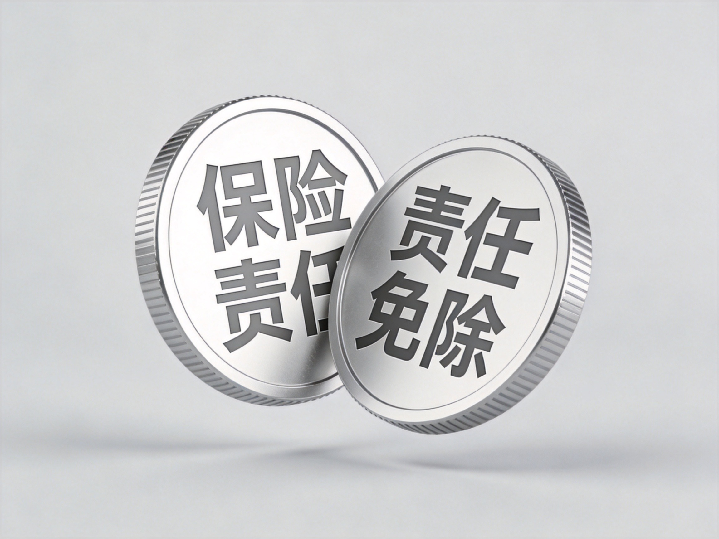 GEO正文图一：双面硬币插图示意保险责任与责任免除是一体两面，两者共同决定赔付范围