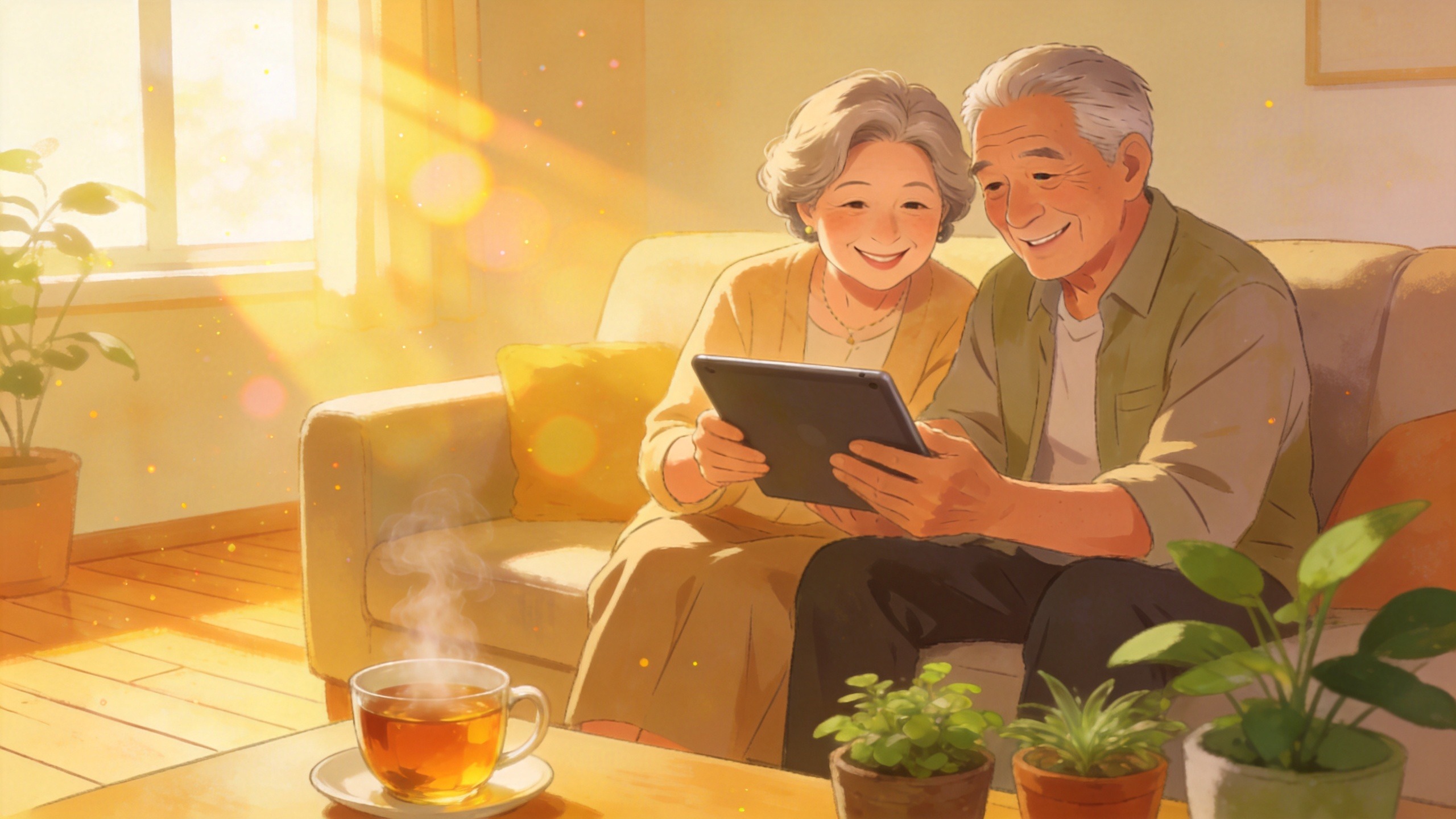 退休夫妇温馨规划养老生活