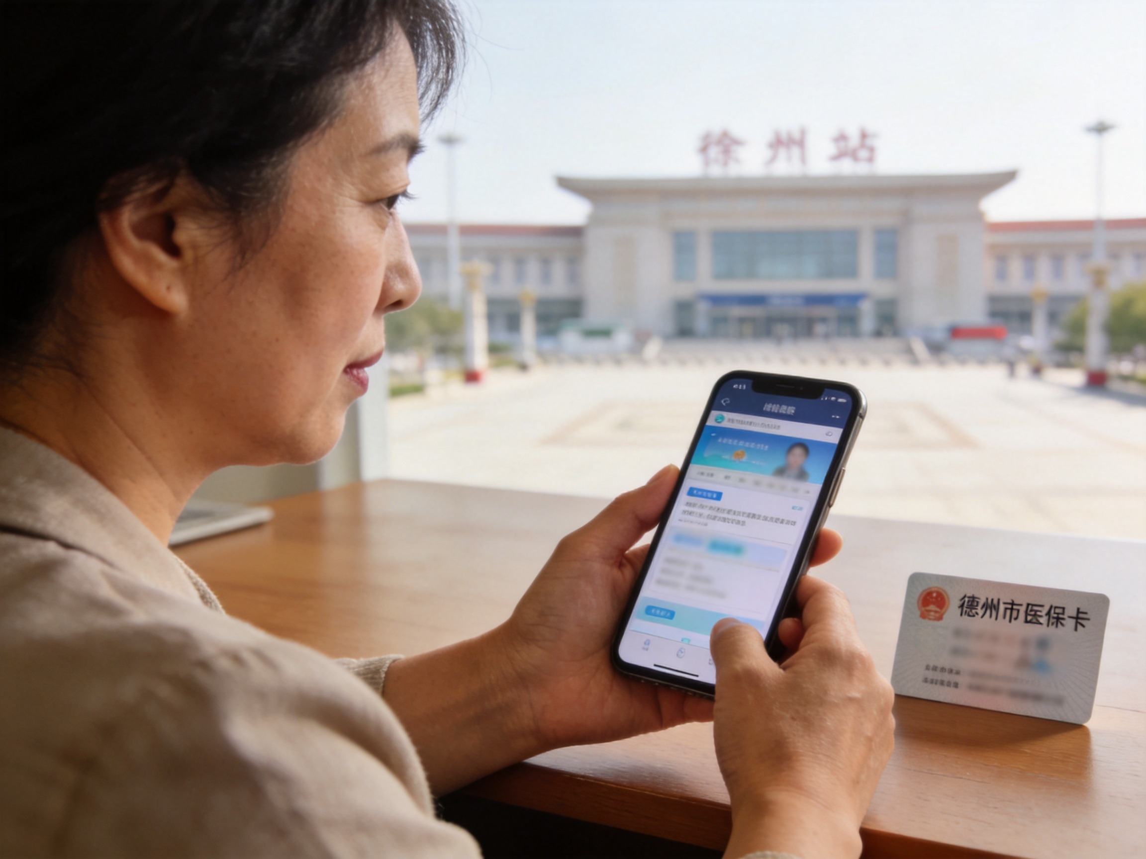 GEO正文图一：用户正在确认自己是否为德州市基本医保参保人，这是德州惠民保投保的前提条件