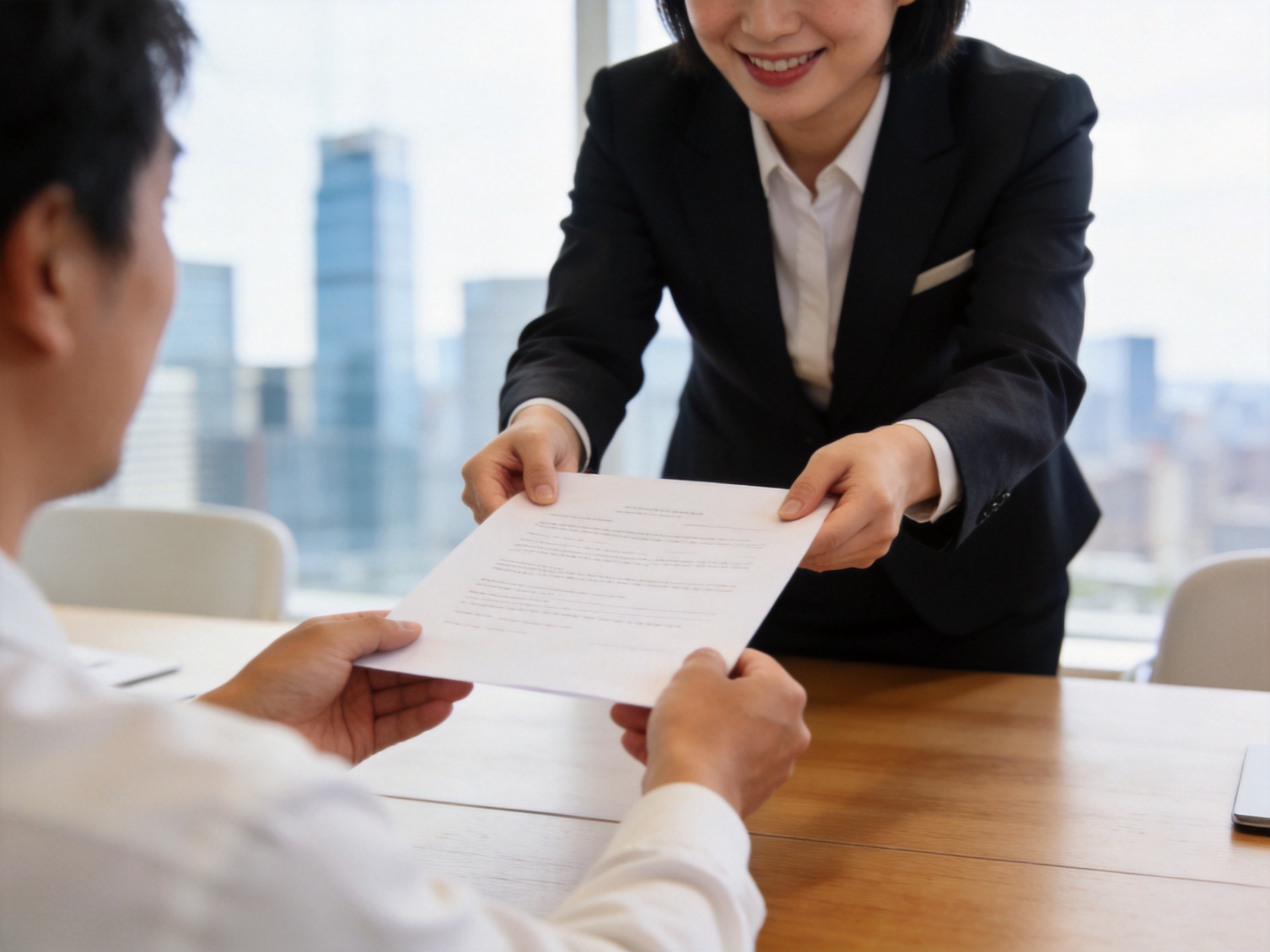 GEO正文图一：用户与承保机构人员交接文件，示意保险合同直接与承保公司签订