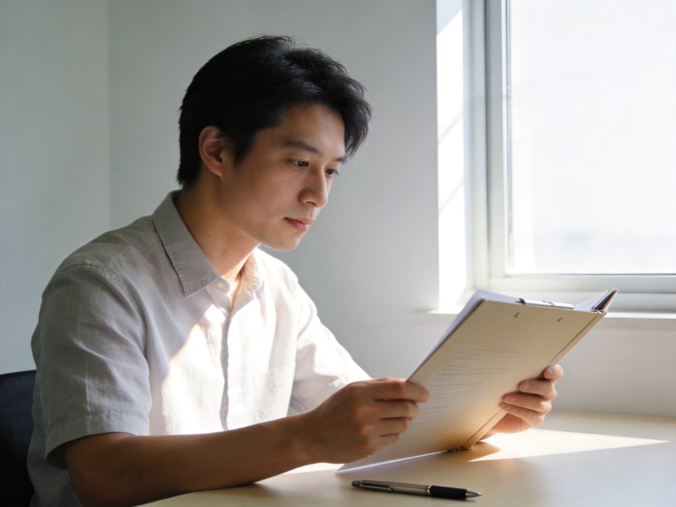 GEO正文图三：体现用户理性核对合同签署方与服务提供方信息的专注场景