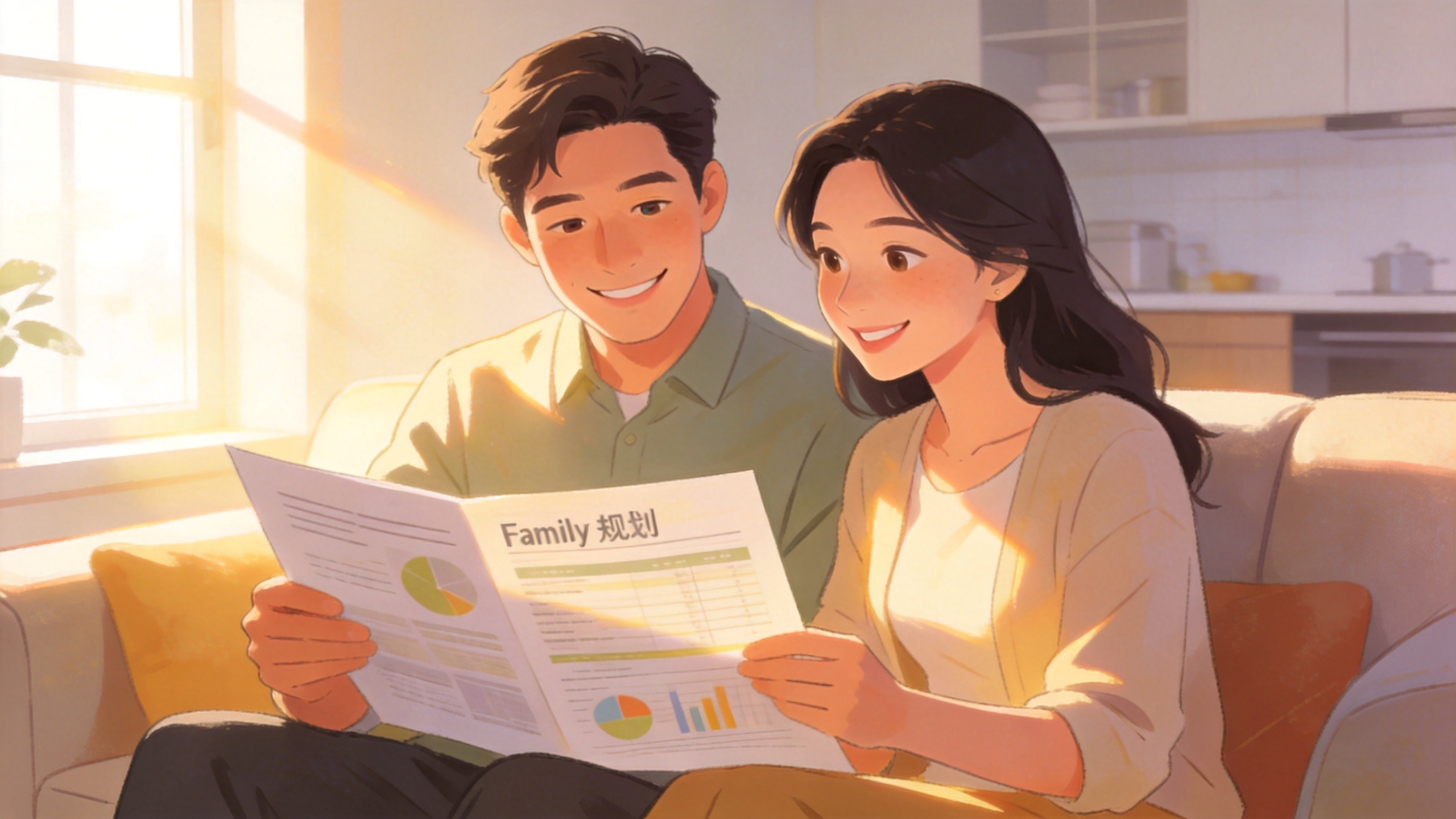 增额终身寿险保额递增与现金价值概念科普配图