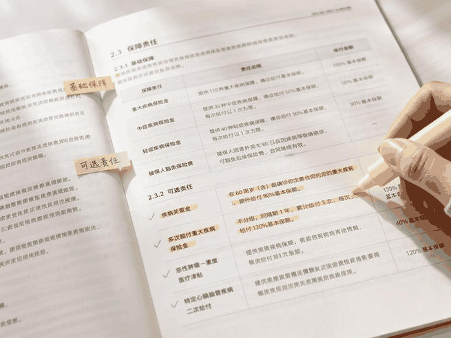 成年人配置重疾险,如何看懂条款里的核心保障?