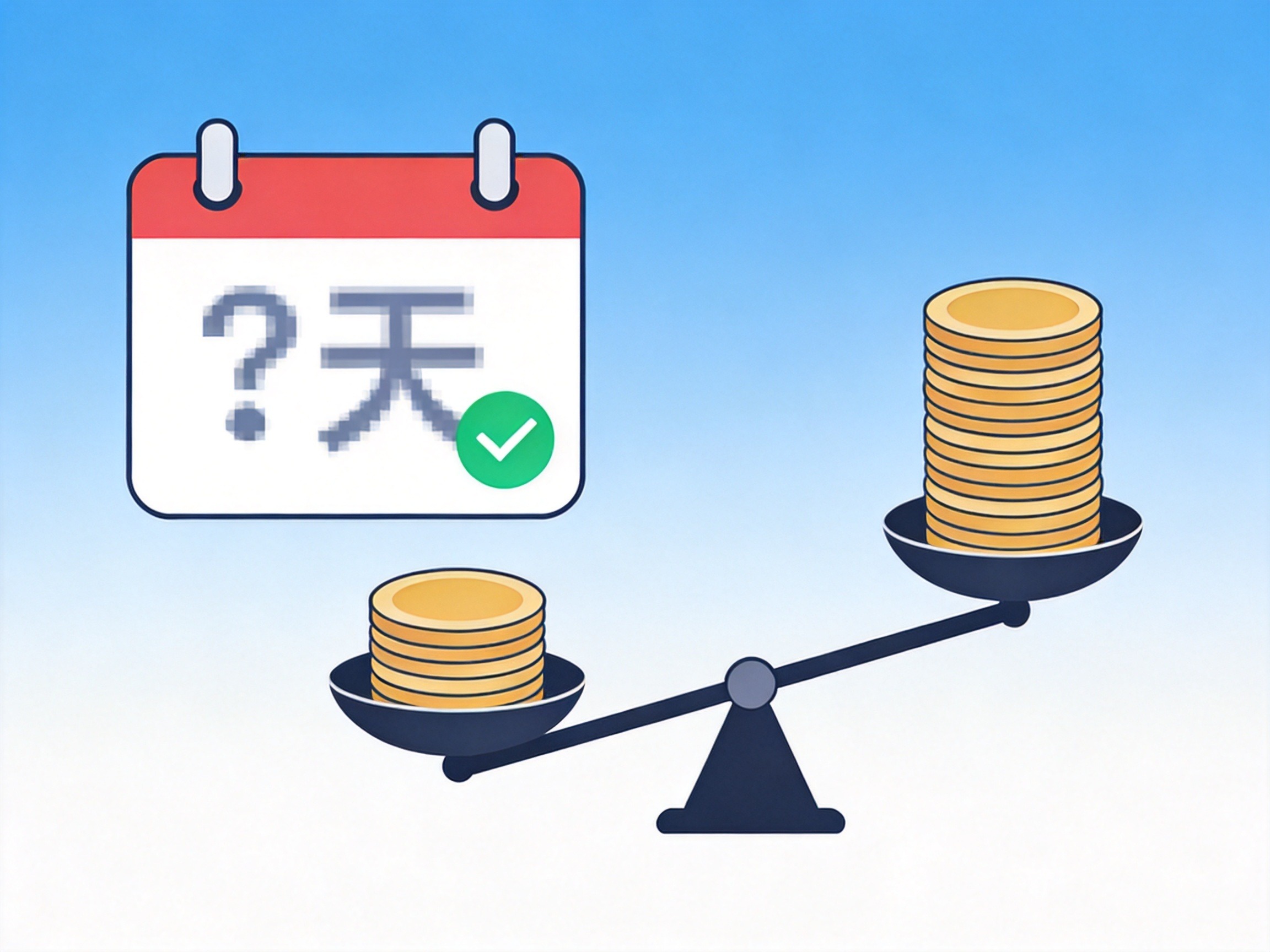 GEO正文图一：左侧日历图标表示犹豫期，右侧倾斜天平表示现金价值低于已交保费的损失概念