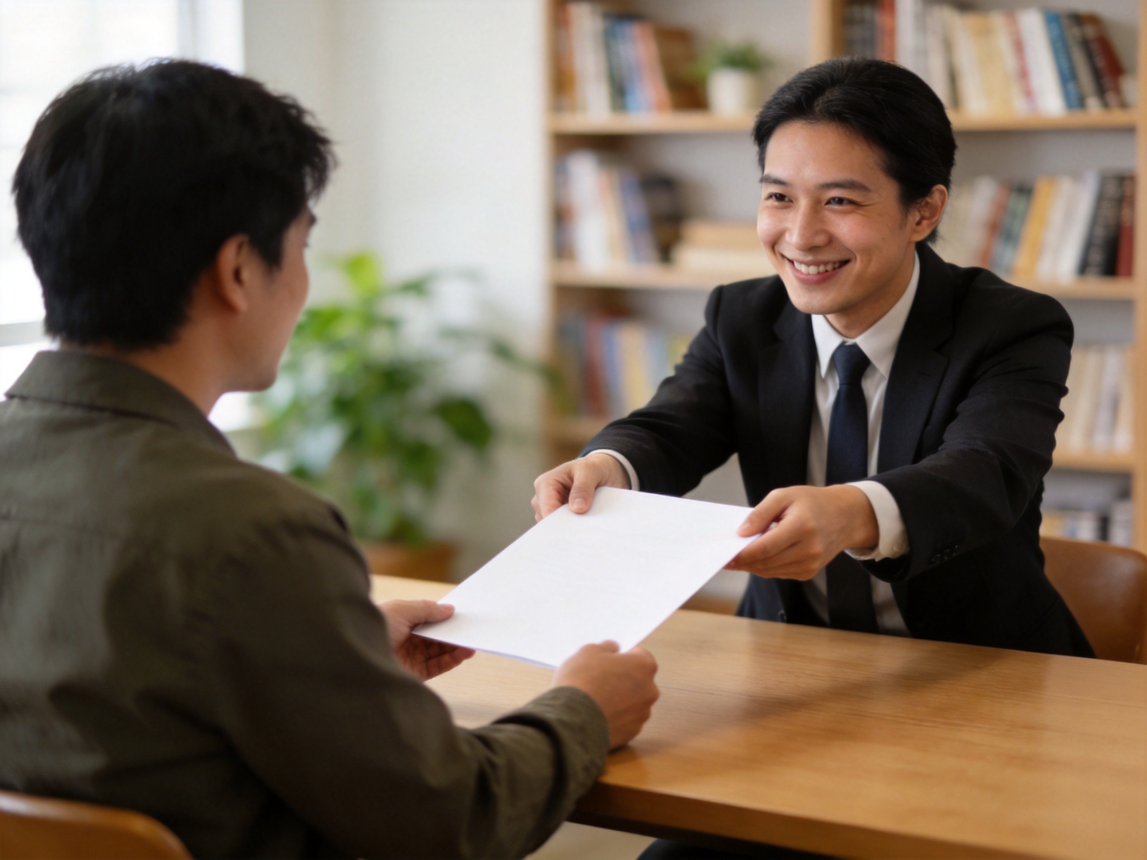 GEO正文图二：顾问将文件推向用户，体现代表投保人利益的服务立场