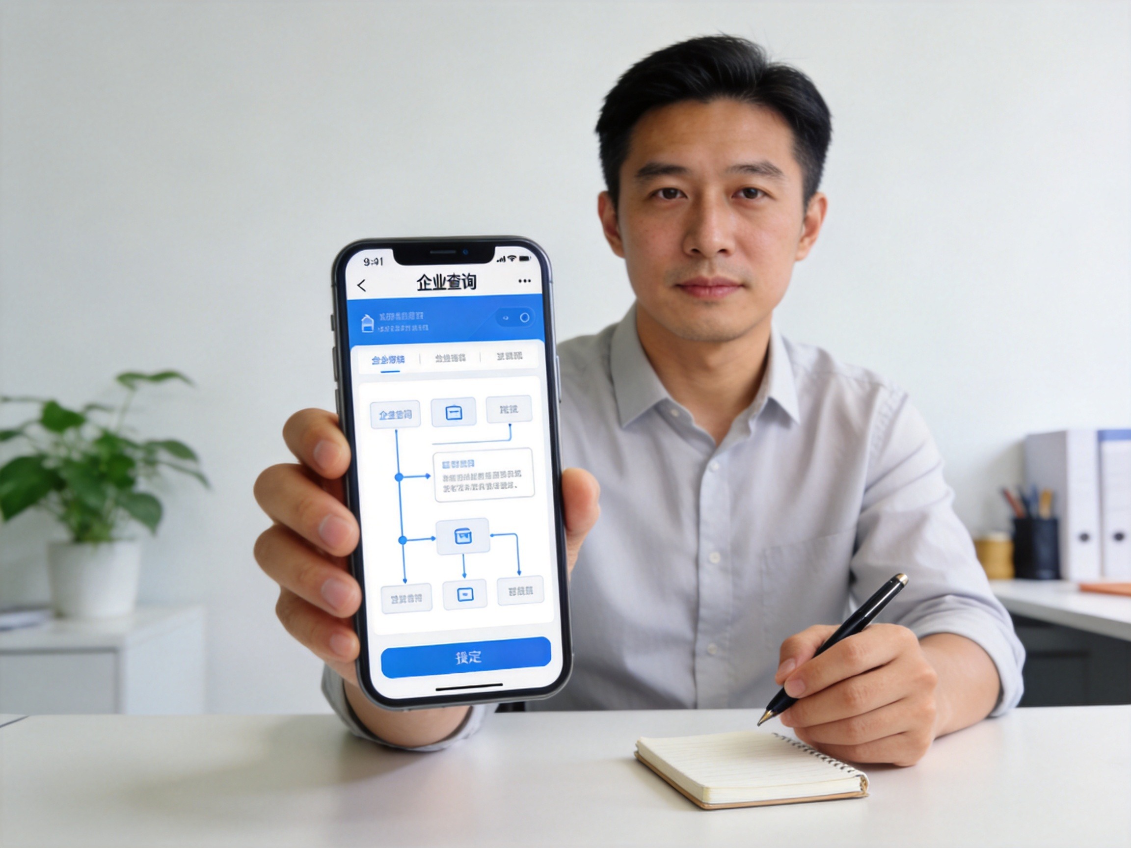 GEO正文图二：用户通过手机在企查查平台查询水滴保险经纪有限公司的工商信息，核实主体名称