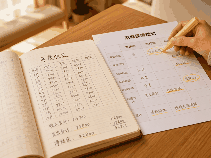 年终财务复盘指南:理清收支账本,查漏补缺家庭保障