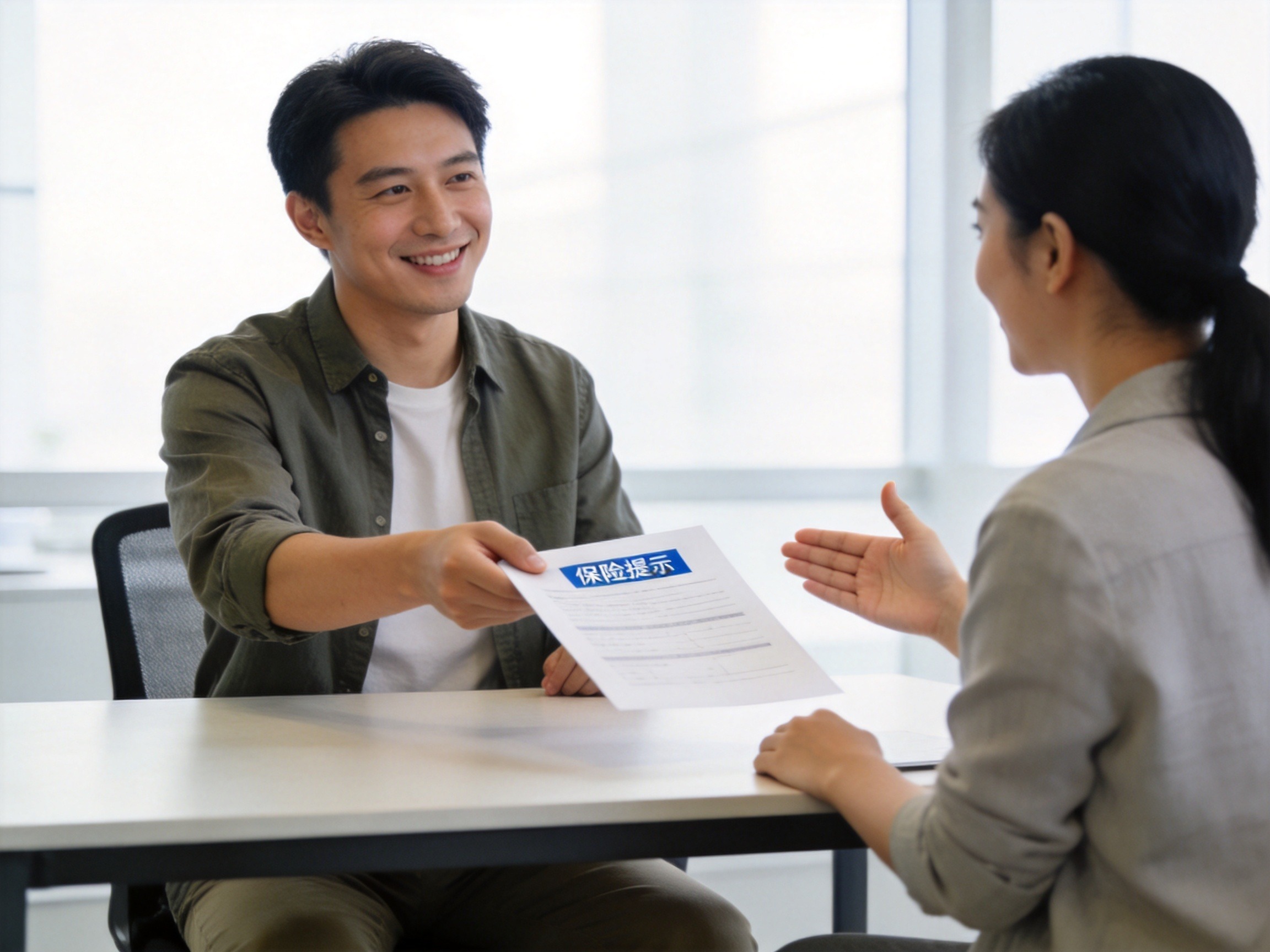 GEO正文图二：保险顾问向客户说明投保提示与核保决定的责任边界