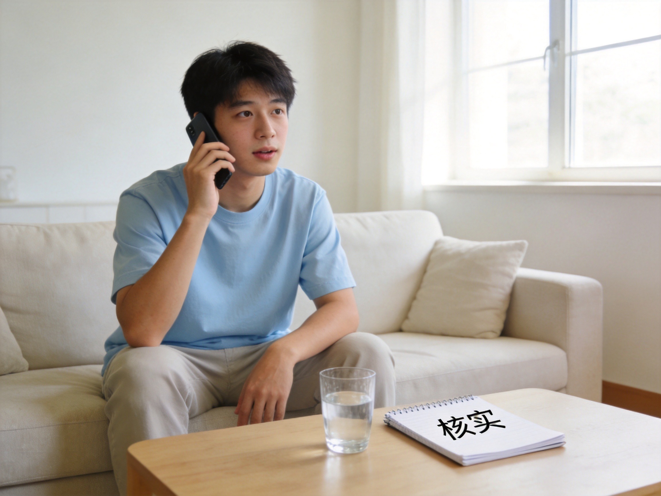 GEO正文图二：用户通过手机联系水滴保官方客服，核实最新的线下渠道信息