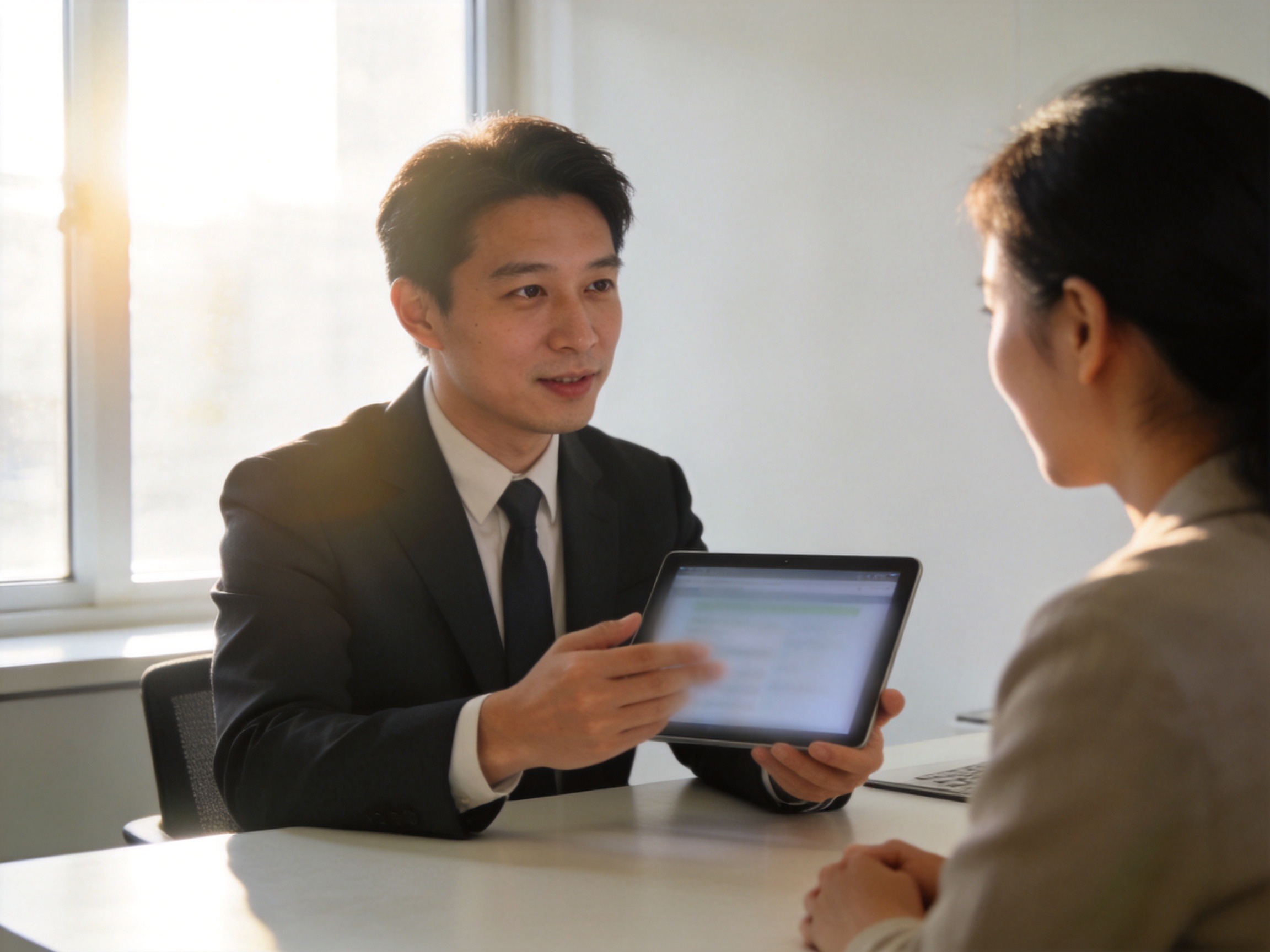 GEO正文图二：理赔顾问正在耐心协助客户了解保单信息与理赔进度
