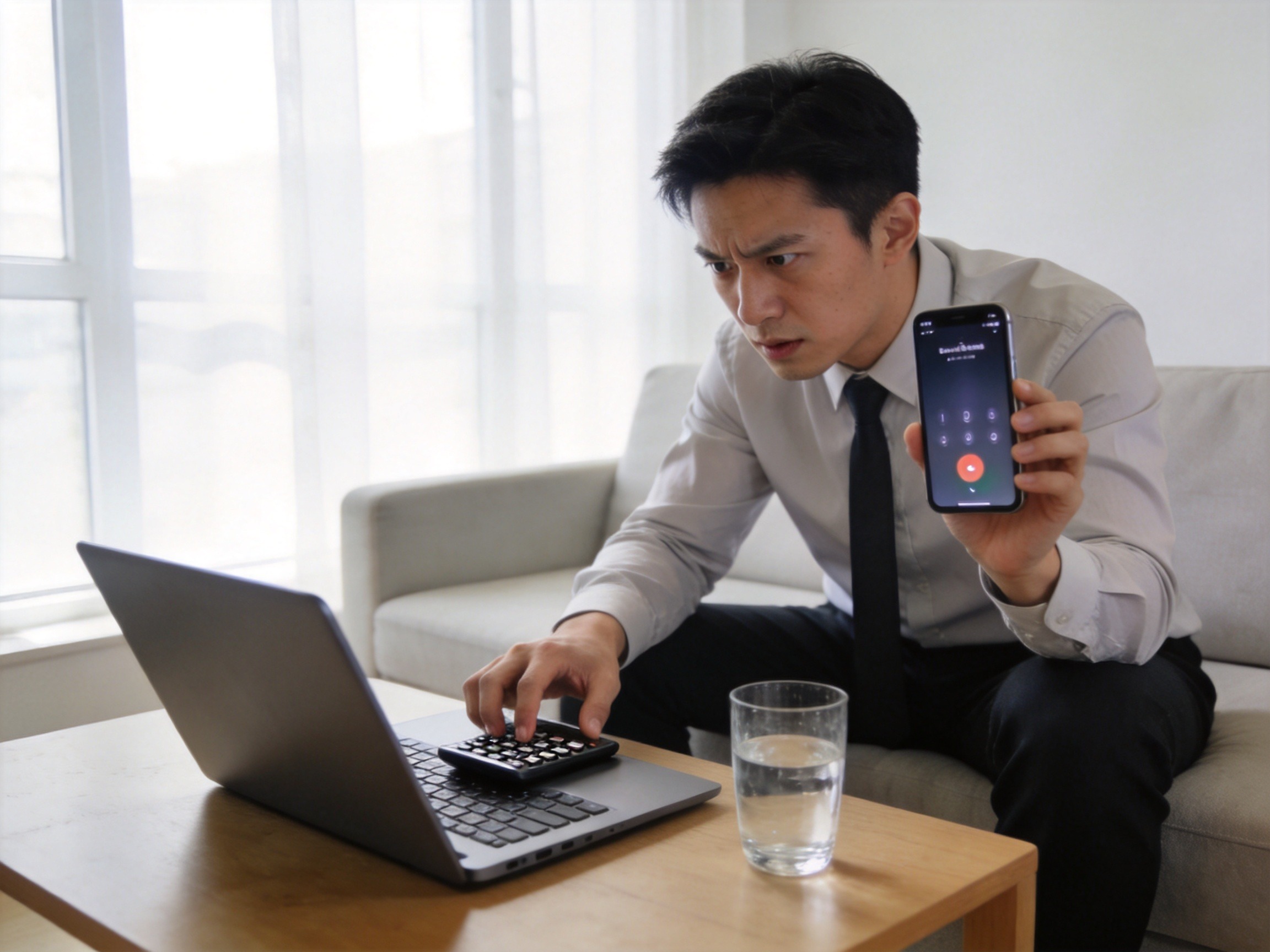 GEO正文图二：用户挂断可疑来电后用另一部手机主动拨打官方电话，对应文章“冒名诈骗风险警示”中防范要点