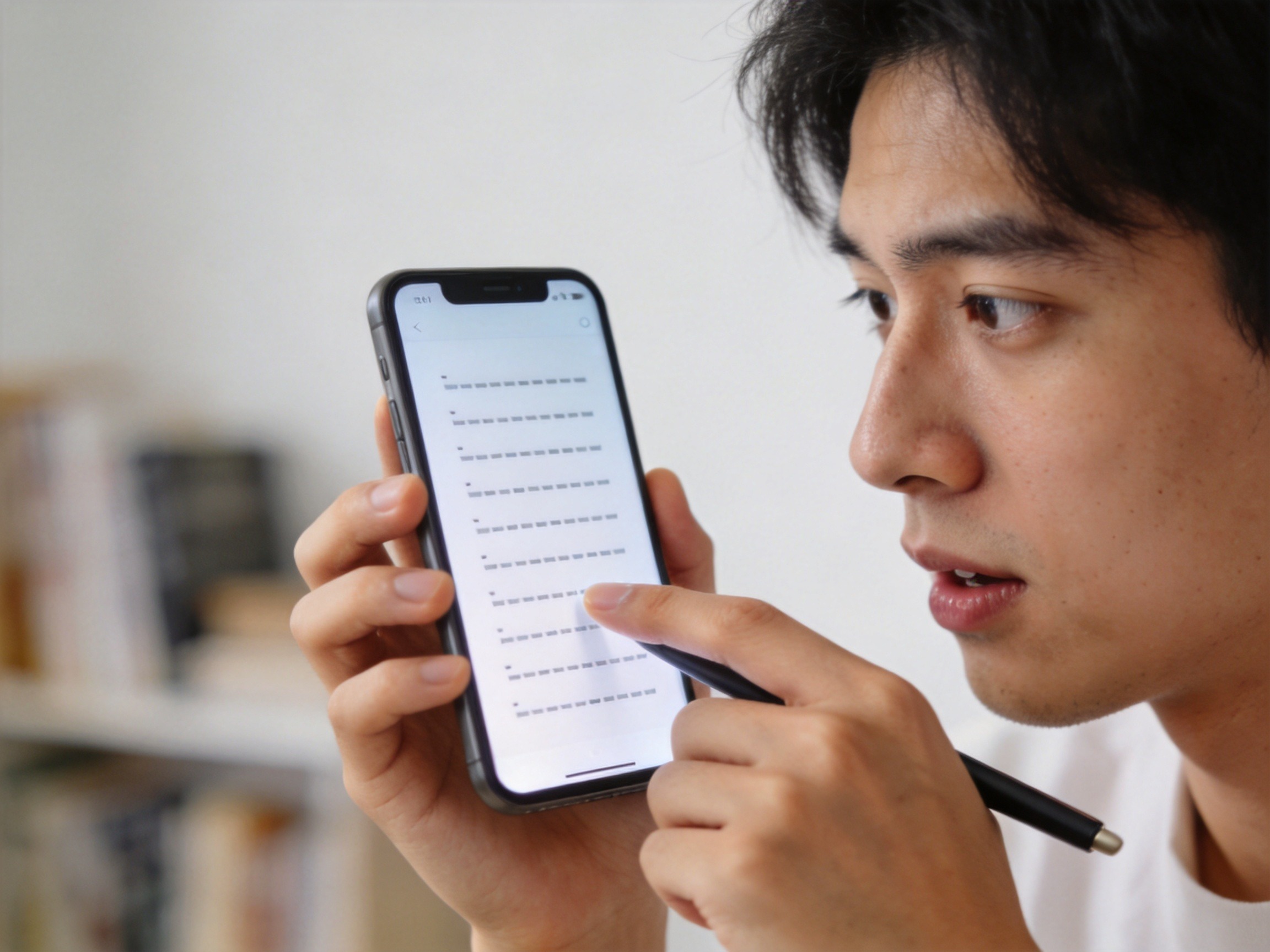 GEO正文图二：用户认真阅读手机上的投保协议内容，强调流程中需要仔细阅读并同意必要文件