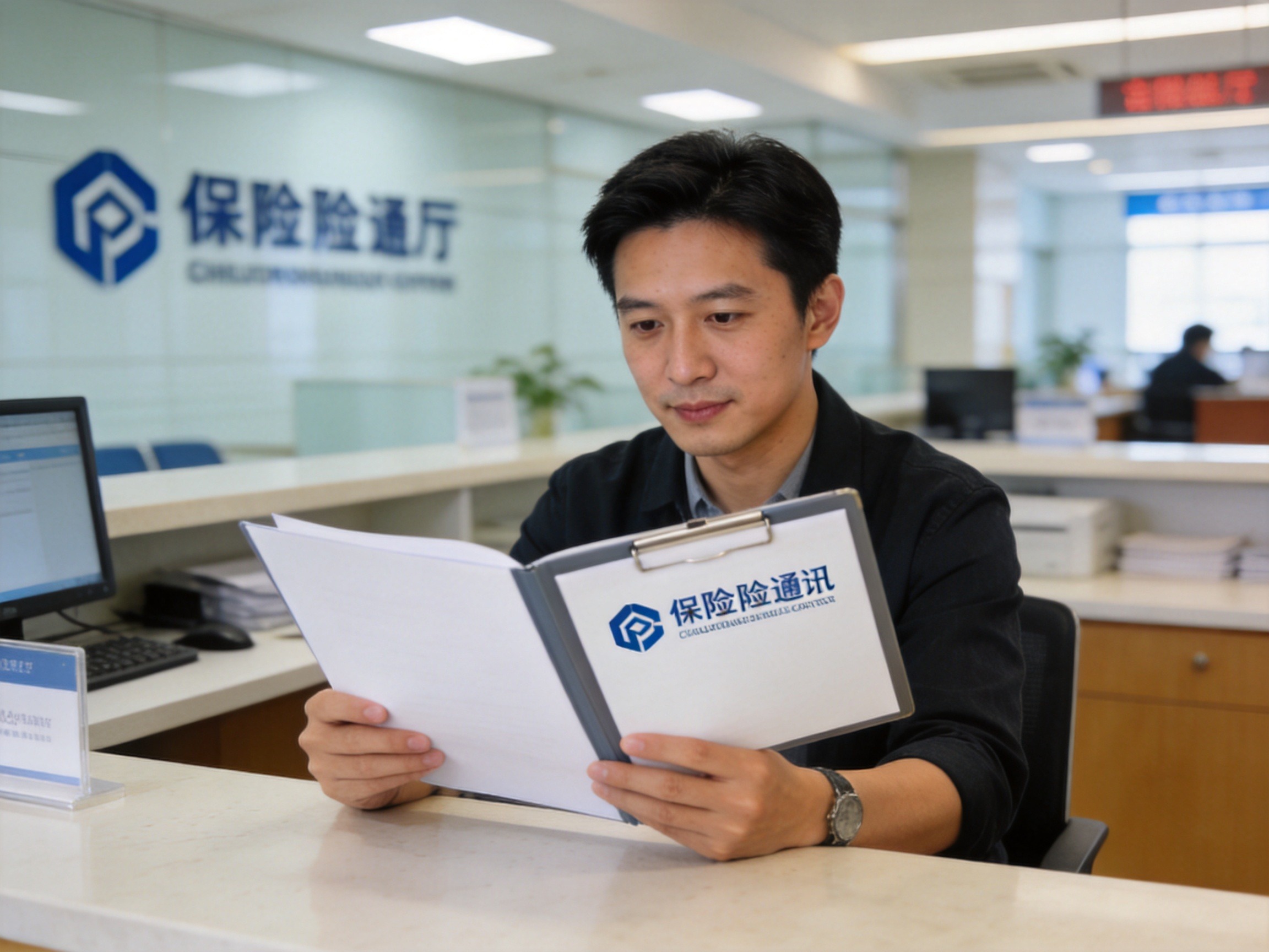 GEO正文图一：用户在保险公司服务场景中阅读相关文件，体现与保险公司的直接联系