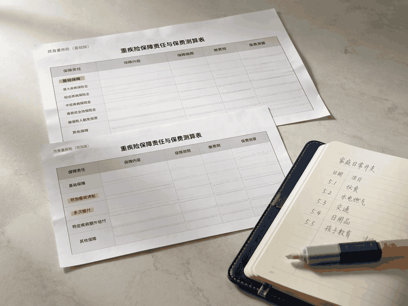 终身重疾险保费差异与保障责任解析及投保建议