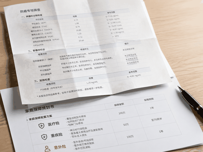 从名人确诊癌症晚期,看普通人的防癌筛查与家庭保障思路